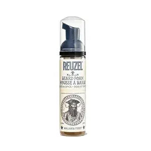 Reuzel Wood and Spice Beard Foam, Deodorizes Beard, 2.36 oz