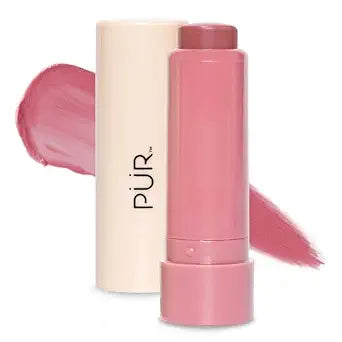 Pï¿½ï¿½R MINERALS Silky Tint Creamy Multitasking Makeup Stick with Peptides - Lip and Cheek Stick with Natural, Healthy-Looking Glow & Ultra-Creamy Fi