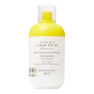 Beekman 1802 Solar Milk Clear SPF 50 Face Sunscreen, 1.69 fl oz