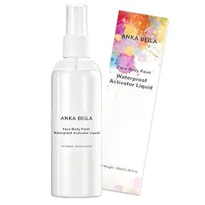 Professional Water Activated Face Paint Activator Liquidï¿½ï¿½ï¿½Instead of Water to Activate Colors to Waterproof & Sweatproof & Smudge-Proof,Mixing Liquid All-Day Wearï¿½ï¿½ï