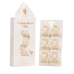 Bounce Curl Volume Root Clips for Curly Hair Drying and Diffusing, Tan