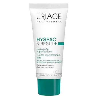 Uriage Hyseac 3-Regul+ Global Imperfections Care, 6.8% AHA & Zinc