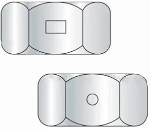 7/8"-9 Two Way Reverisble Hex Locknuts/Steel/Zinc (Quantity: 25)