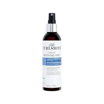 CURLSMITH CurlFit Reviving Mist, Micellar Hair Refresher Spray for Curls, Post Workout Scalp Refresh, Non‑Aerosol Dry Shampoo Alternative (6 oz)