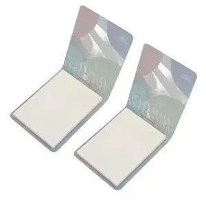 200Pieces Makeup Mixing Palette Papers, Disposable Cosmetic Palette Paper, Disposable Nail Polish Paper for Blending Foundation, Concealer, Eyeshadow with 2Pcs Mixing Stick