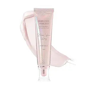 FACESCANADA Strobe Cream for Face Glow - Rose Gold, Dewy Skin, 1.01 Fl Oz
