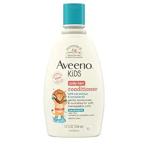 Aveeno Kids Coily Hair Conditioner, 12 fl. oz