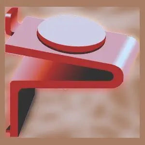 Shelf Support Clip, Zinc, PK12, Min. Qty 10 (10 Pieces)