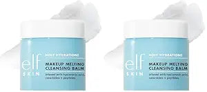 e.l.f. SKIN Holy Hydration! Makeup Melting Cleansing Balm JUMBO, Face Cleanser & Makeup Remover, Infused with Hyaluronic Acid to Hydrate Skin, 3.5 Oz, (Pack of 2)