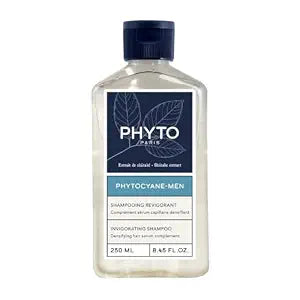 PHYTO PHYTOCYANE Men Invigorating Shampoo, Hair Thinning Treatment Shampoo, 8.45 fl.oz.
