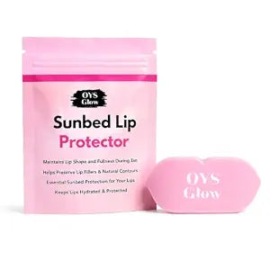 Sunbed Protective Lip Cover, UV Shield for Lips on Sunbed, Silicone Material Skincare for Tanning Sessions