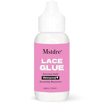 Strong Holding Glue for Lace Wigs and Hairdressing Systems - Invisible Bonding Non-Toxic Odorless or Latex Moisture and Water Resistant -Wig Retaining Accessory 1.285 oz