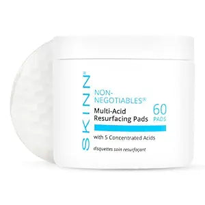SKINN Multi-Acid Resurfacing Pads with AHA BHA - 60 Pads
