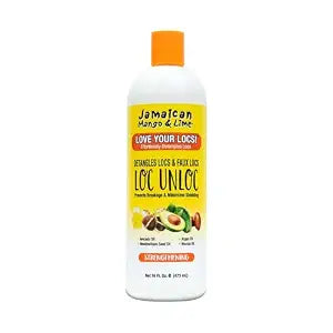 Jamaican Mango & Lime Love Your Locs Loc Unloc – Take Down Detangle Solution for Locs, Twists, Braids & Faux Locs 16oz (Pack of 1)