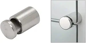 CRL DAEG1BS Brushed Stainless 1" Double Sided Adjustable Edge Grip