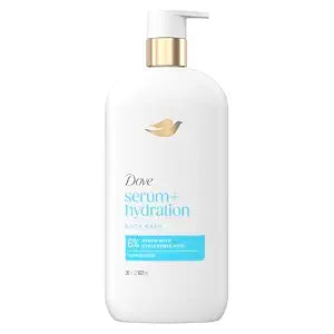 Dove Serum+ Hydration Body Wash with Hyaluronic Acid, 30 fl oz