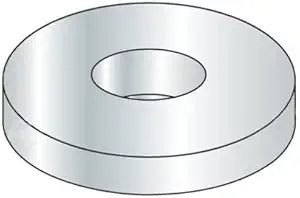 M14 DIN 125A Flat Washer 140 HV Zinc RoHS Compliant (Quantity: 100 pcs) - Inside Diameter: M14