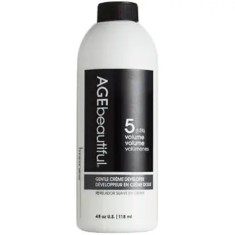 AGE beautiful Gentle Creme Hair Developers | For Permanent Hair Color Dyes, Toners, Lighteners | Professional Salon Coloring | Long Lasting Haircolor for Gray Coverage