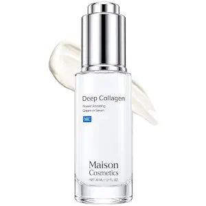 Maison Cosmetics Deep Collagen Serum, Facial Serum with Hydrolyzed Collagen