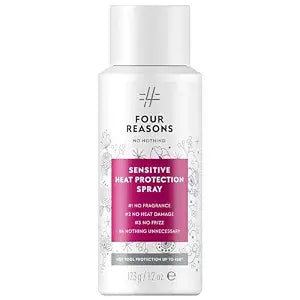 No nothing Heat Protection Spray for Hair – Fragrance Free, Travel Size