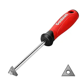 Goldblatt Grout Removal Tool with Replacement Carbide Tip, Scraper Tools