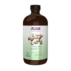 NOW Solutions, Organic Castor Oil, Multi-Purpose, 16 fl. oz