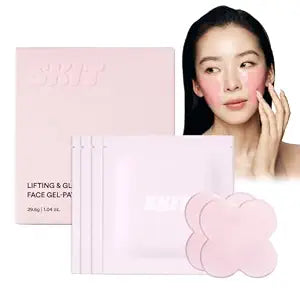 skit Lucky Clover PINK Collagen Lifting & Glow Face Gel Patch (8 Patches)