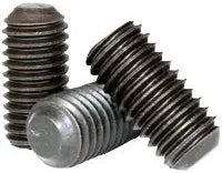 Socket Set Screw, Flat Point, 5/16-18 x 1/2", Alloy Steel, Black Oxide, Hex Socket (Quantity: 100) Coarse Thread, 5/16 inch Grub/Blind/Allen/Headless Screw, Length: 1/2 inch