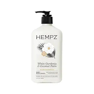Hempz Body Lotion Moisturizer - White Gardenia & Coconut Palm - Daily Moisturizing Cream, Shea Butter, Coconut Oil - Skin Care Products, All Natural Hemp Seed Oil - 17 Fl Oz