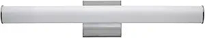 Maxim Lighting Rail 24" Bath Vanity Light | Polished Chrome Aluminum Finish | Transitional Indoor Light Fixture | Ideal for Bathrooms & Powder Rooms | Dimmable Damp Rated | 52102PC