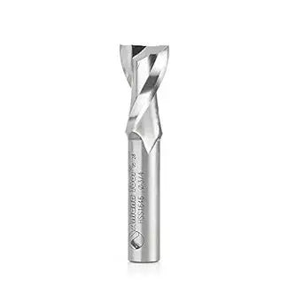 Amana Tool HSS1646 Double Flute Spiral Router Bits Metal Aluminum Cutting 3/4 Dia x 1-1/4 x 1/2 Inch Shank Up-Cut Router Bit High Speed Steel