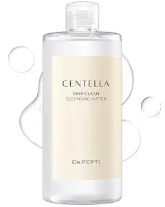 dr.pepti Centella Micellar Cleansing Water, LHA Makeup Remover, 13.5 fl oz