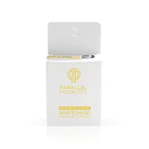 Parallel Products - Premium Eyebrow Mapping String for Microblading - Pre-Inked - 1 mm Charcoal Thread - Essential Brow Microblading Supplies - 15 Meters per Box (White Ink)