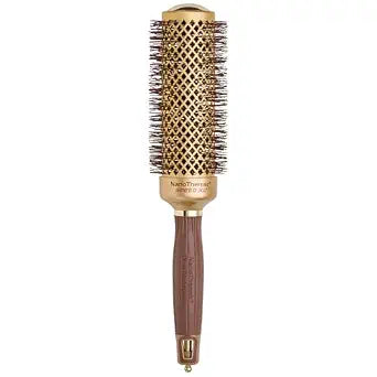Olivia Garden NanoThermic Ceramic + Ion Speed XL Round Thermal Hair Brush - Not Electrical - Professional Blowout Brush for Normal to Thick Hair