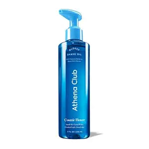 Athena Club Shaving Oil For Women, Pre Shave Oil, Cosmic Flower, 8 Fl Oz