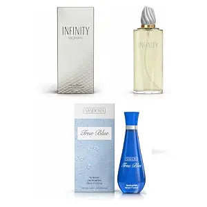 Sandora Fragrances Women's Perfume 2-Pack – Eau de Parfum – Two Full-Size 100 ml Bottles – Clean Fresh Floral Timeless + Clean Fresh Airy Modern Fragrance