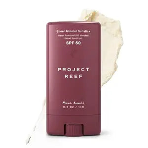 Project Reef SPF 50 Mineral Sunscreen Stick Compact Size, 0.5 oz