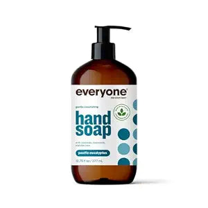 Everyone Liquid Hand Soap, 12.75 Ounce (Pack of 1), Pacific Eucalyptus, Plant-Based Cleanser with Pure Essential Oils