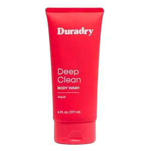 Duradry Deep Clean Body Wash ��� Odor Defense Cleanser, Aqua, 6 Fl Oz