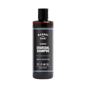 Barrel & Oak Mint & Eucalyptus Charcoal Shampoo for Men, 16 oz