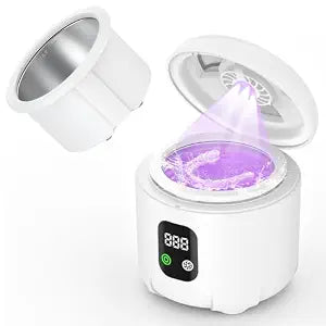 2026 Ultrasonic Retainer Cleaner 5 Modes 45KHz Ultrasonic Denture Cleaner