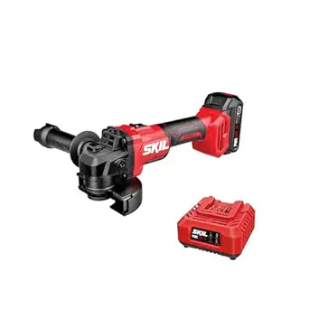 SKIL PWR CORE 20V Brushless 4-1/2 In. Angle Grinder Kit, includes 2.0Ah Battery and 20V Standard Charger - AG2990B-10