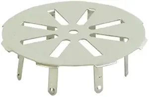 EZ-FLO Stainless Steel Floor Drain Snap-in Cover for 4 Inch Pipe, 5 Inch Outside Diameter, Satin Finish, 43472