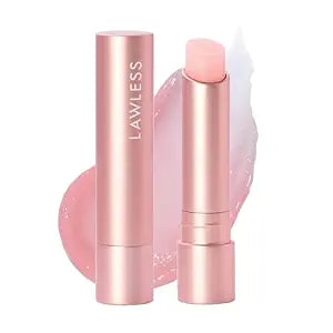 LAWLESS Women's Forget the Filler Lip Plumping Line Smoothing Tinted Balm, Pink Marshmallow, 0.09 Ounce