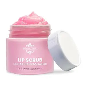 Dermasuri Lip Scrub, Sugar Lip Treatment & Exfoliator for Soft Lips, 20g