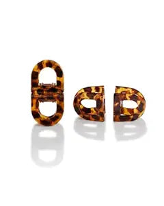 DAFNI KLIX Magnetic Hair Clips – The Original Magnetic Hair Clips by DAFNI, Icon Design, Strong Hold, No Pull, Flat Comfort (Brown (1 Pair))