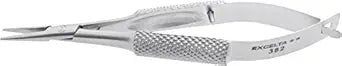 Excelta - 382 - Pliers - Micro - Straight - Two Star - SS - Self Opening, 0.145" Height, 0.48" Wide, 3" Length