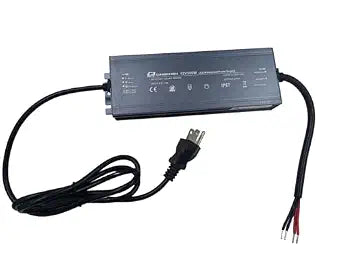 300W Power Supply Waterproof IP67 12V DC 25A,AC to DC Transformer Adapter with Plug,100V-130V Input 12 Volt Constant Voltage Output Transformer Driver