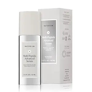 Naturium Multi-Peptide Advanced Serum Jumbo, Firming & Smoothing Face Serum for Fine Lines & Wrinkles with Advanced Multi-Peptide Blend, 2 oz