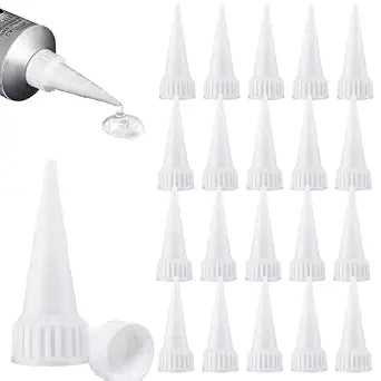 20 Pack Snip Tip Applicator Cap Compatible with E6000 Glue Tube